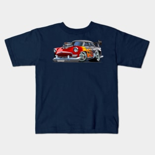 Cartoon hot rod Kids T-Shirt